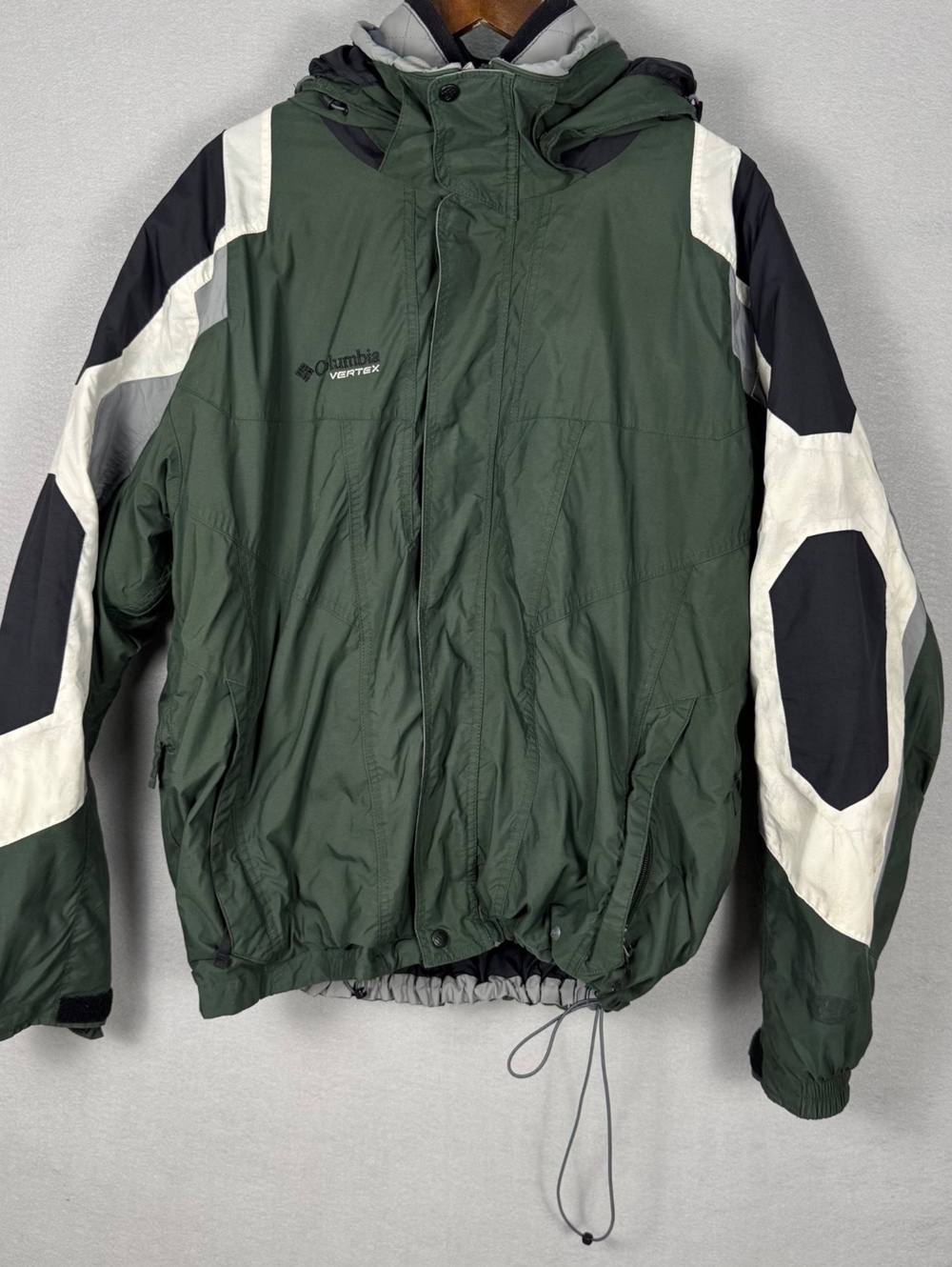 Columbia Vertex Interchange 3-in-1 Ski Jacket Men's XL Green